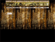 Tablet Screenshot of harpersoldcountrystore.com